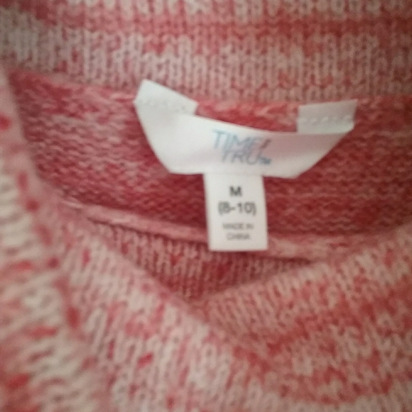 Elegant Time & Tru Coral Cowl Neck Sweater - Picture 6 of 6